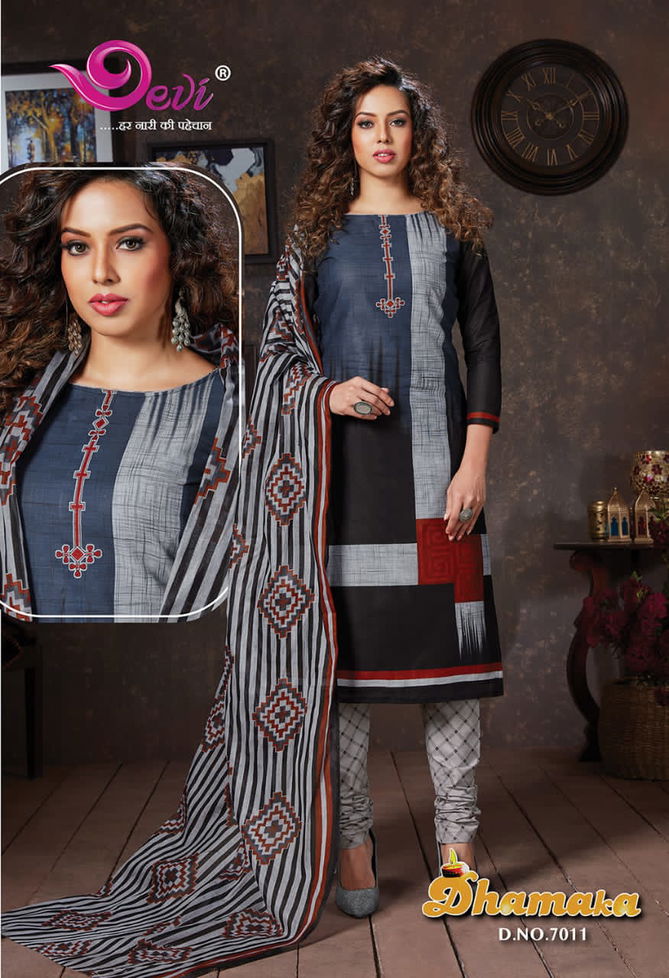 Devi Dhamaka 7 Latest Fancy Designer Regular Casual Wear Printed Pure Cotton Collection
