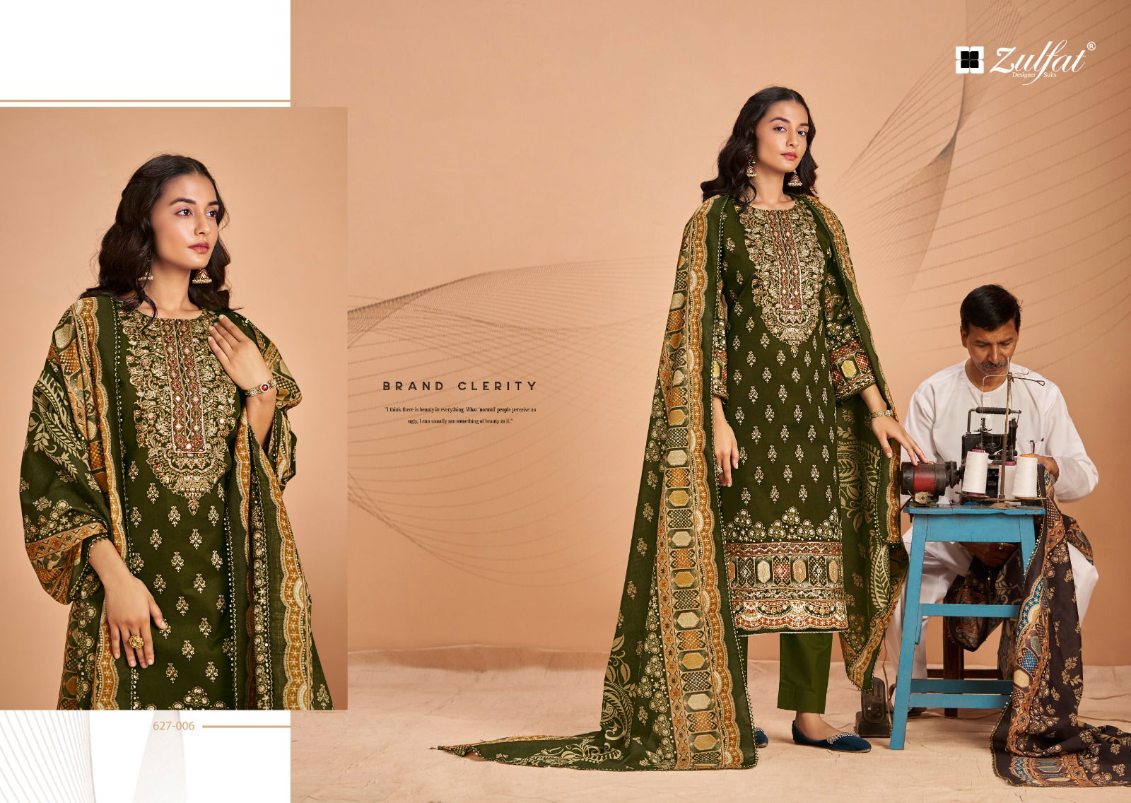 Sajni Vol 5 By Zulfat Jam Cotton Printed Dress Material Wholesalers In Delhi