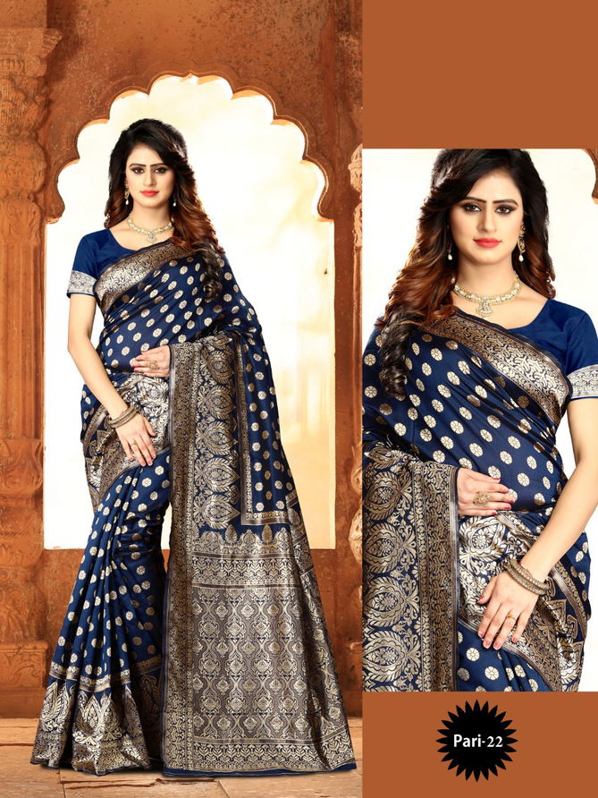 Sringar 6 Latest Heavy Banarasi Silk Printed Beautiful Designer Border Sarees Collection  