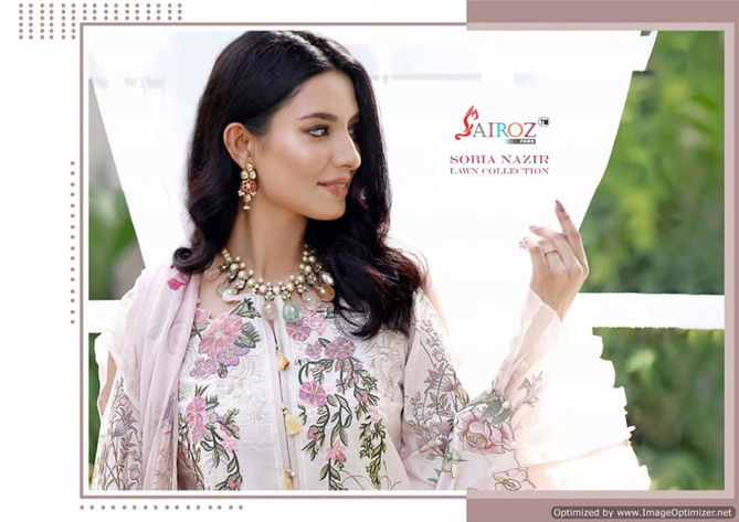 Sairoz Nazir Cotton Digital Printed Festive Wear Pakistani Salwar Kameez Collection
