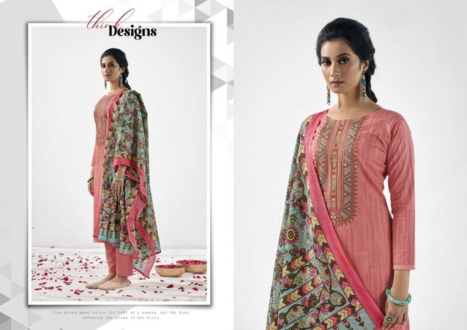 Yashika Taanya Fancy Regular Wear Cambric Cotton Printed Designer Dress Material Collection