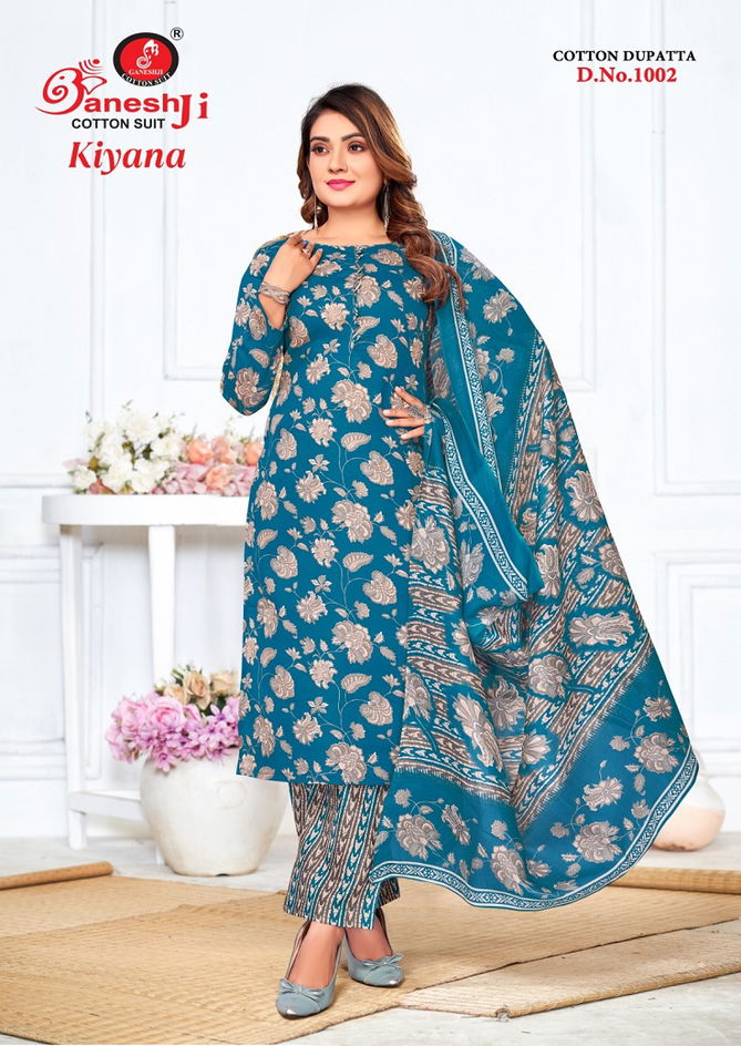 Kiyana Vol 1 By Ganeshji Indo Cotton Ladies Dress Material Wholesale Market In Surat