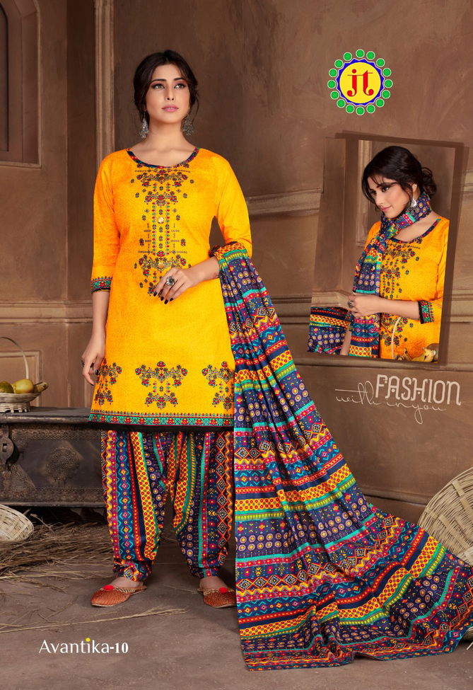 Jt Avantika 10 Latest fancy Regular Wear Printed Readymade Salwar Suit Collection
