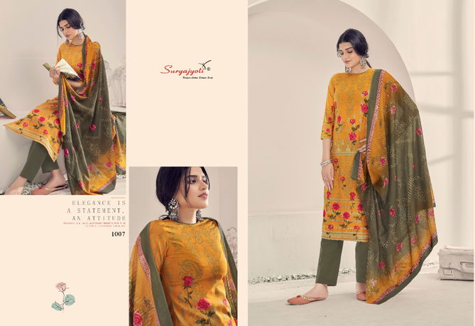 Suryajyoti Seerat 1 Latest Fancy Designer Casual Regular Wear Cotton Printed Dress Material Collection
