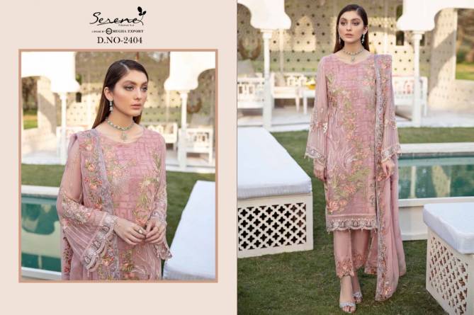 Serene Ramsha Eid Festival Wear Georgette Pakistani Salwar Kameez Collection
