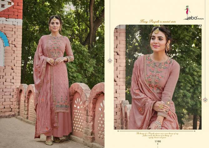 EBA LIFESTYLE ASHPREET Latest Fancy Feavy Designer Festive Wear Heavy Chinon with Embroidery And Diamond Work Salwar Suit Collection
