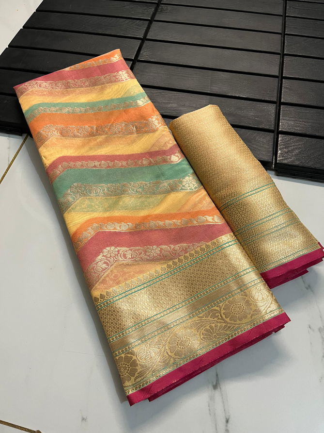 Wow Fancy Silk Lehriya Wholesale Saree Suppliers In Mumbai