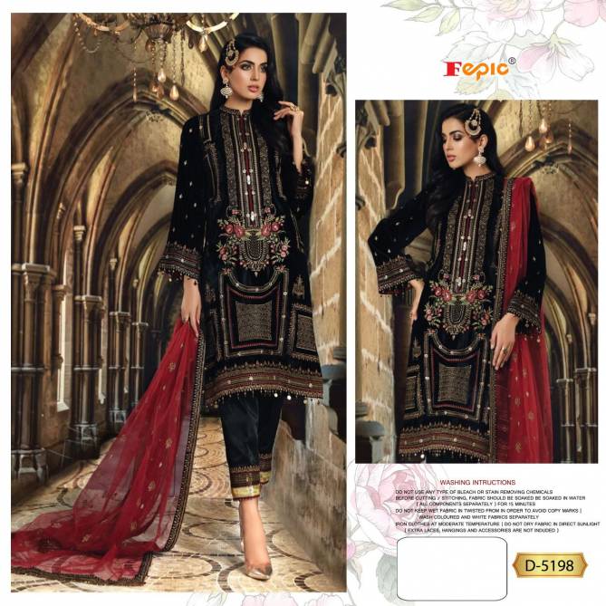 Fepic Rosemeen D 5198 Heavy Festive Wear Georgette Designer Pakistani Salwar Kameez Collection