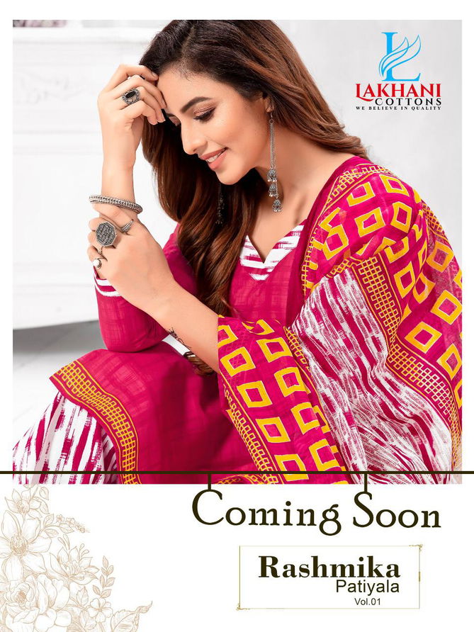 Lakhani Rashmika Patiyala 1 Latest fancy Designer casual Wear Readymade Salwar Suit Collection
