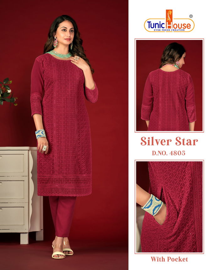 Tunic House Silver Star 05 Georgette Kurtis Catalog
