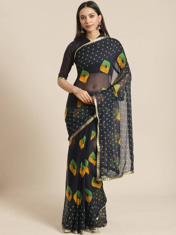 Queen 6 Latest Fancy Casual Daily Wear Chiffon Printed Sarees Collection
