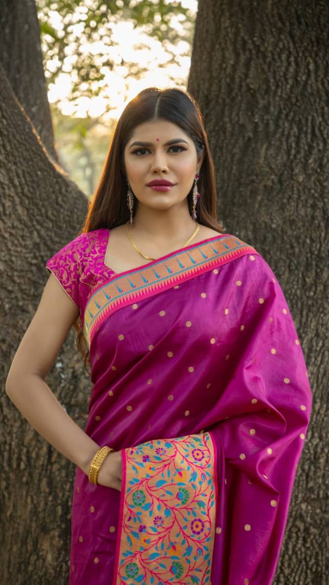 Rajyog Pathani Latest Collection fancy Festive Wear Heavy Soft Silk Saree 
