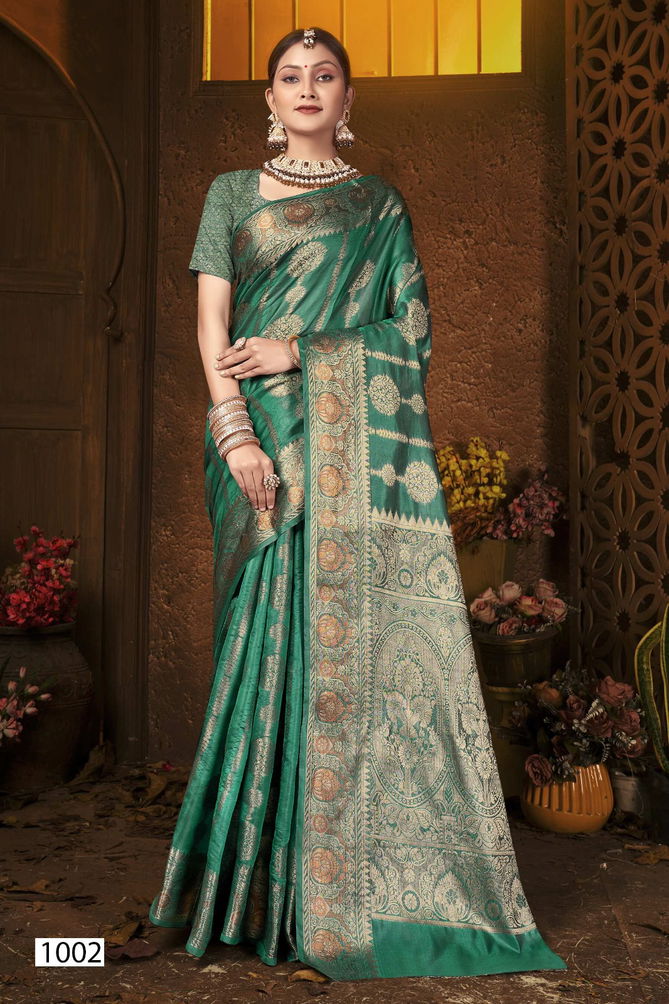 Fendi 1 By Saroj 1001 To 1006 Soft Organza Designer Saree Wholesale Price in Surat