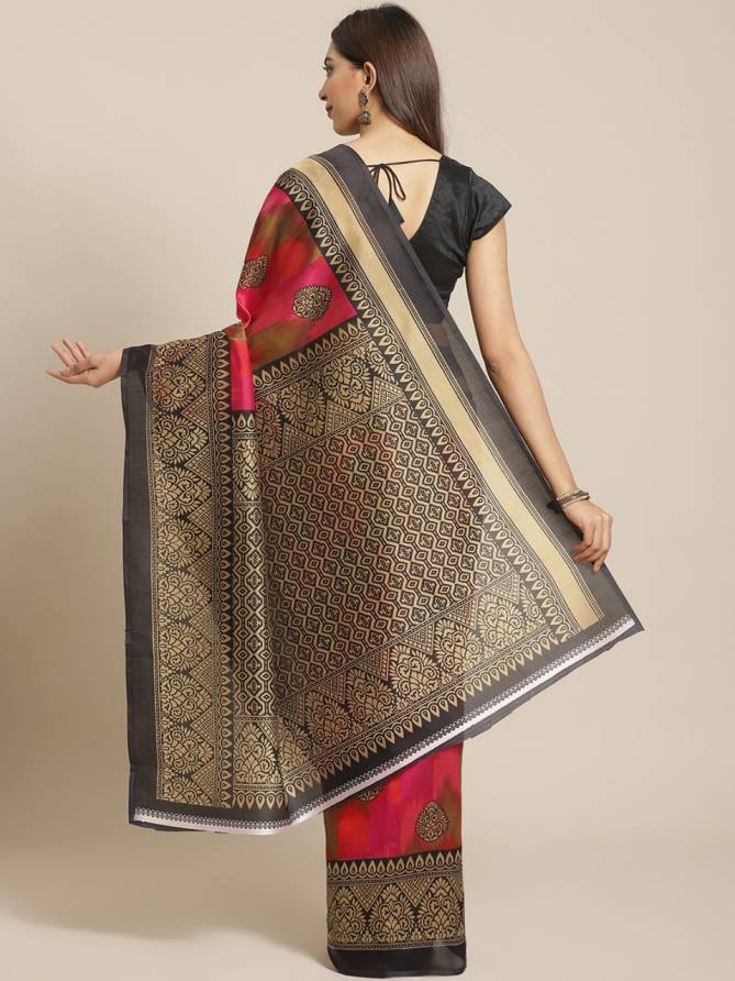 Bhagalpuri 2 Festive Printes Daily Wear Latest Design Silk Sarees Collection