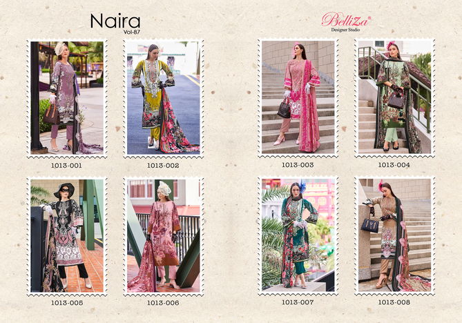 Naira Vol 87 By Belliza Cotton Printed Wholesale Dress Material Suppliers In Mumbai