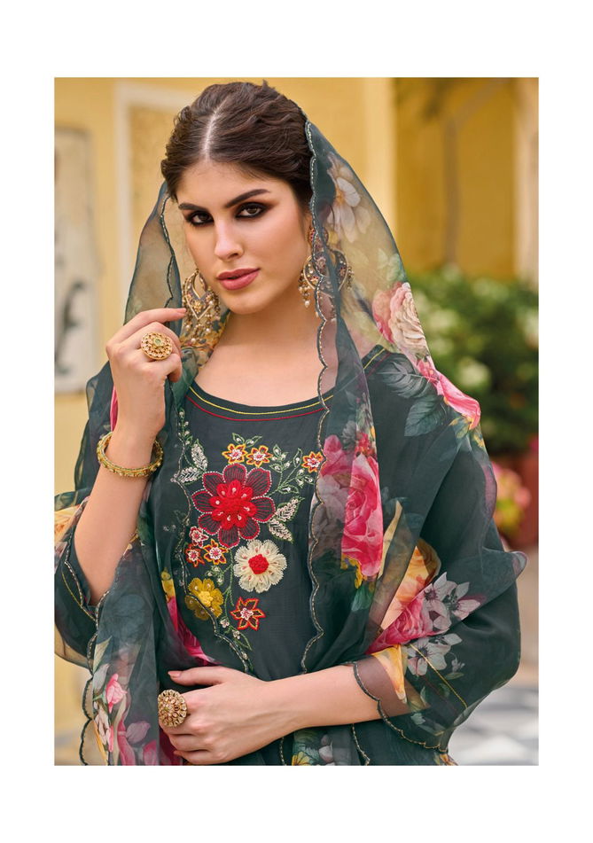 Shehnaaz By Kailee Viscose Silk Readymade Suits Catalog