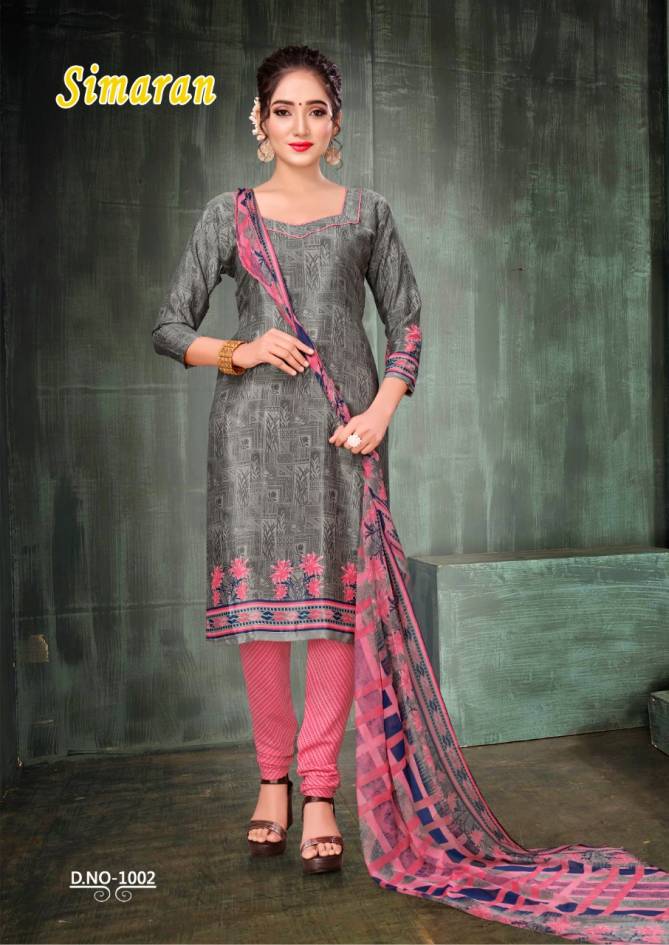 Amit Simaran New Exclusive Printed Heavy Freanch Crepe Casual Wear Dress Material Collection
 