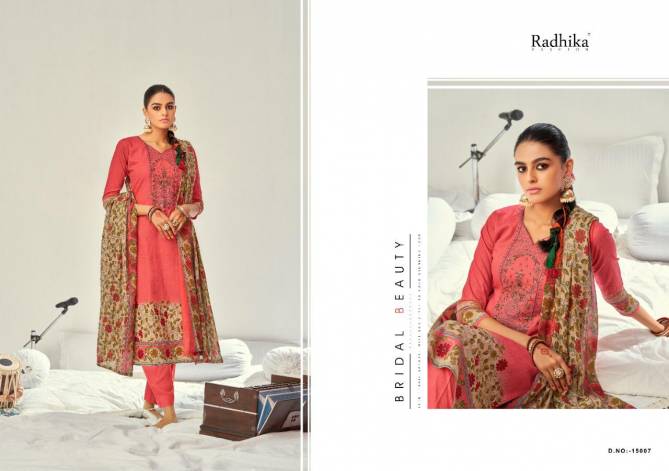 Azara Radhika Mussaret 15 Designer Casual Wear Cotton Printed Dress Material Collection
