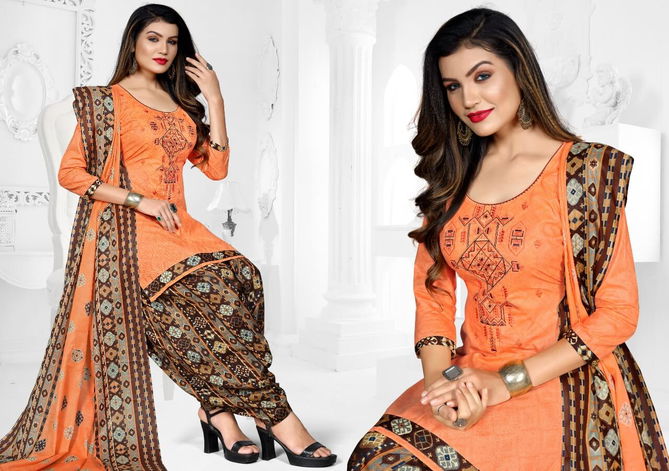 Mastani Patiyala 3 Latest Fancy Designer Heavy Casual Wear Punjabi Style Cotton Dress Material Collection
