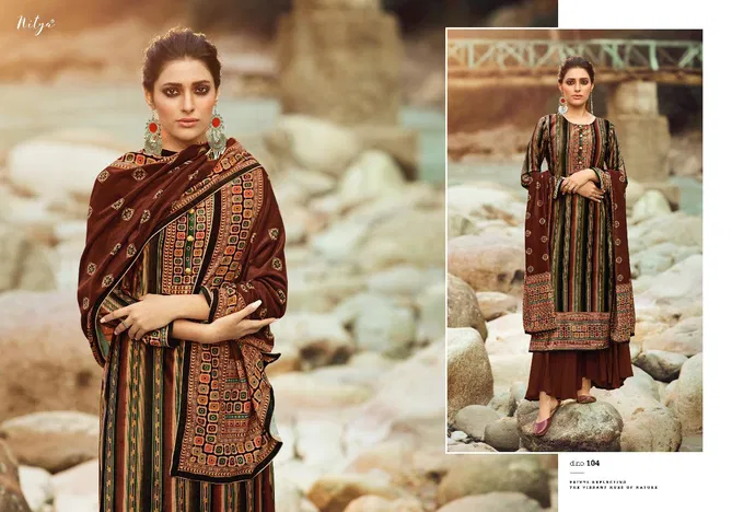 Nitya Velvet Vol 1 Latest Designer Full Printed Stylish Dress Material Collection 