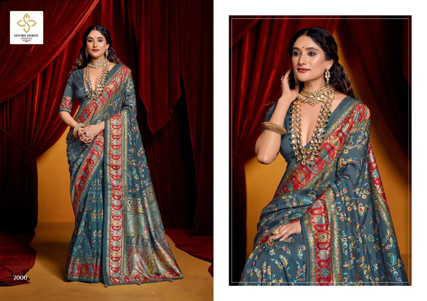 Pashminna Vol 2 By Shubh Shree Tusser Silk Designer Saree Orders In India