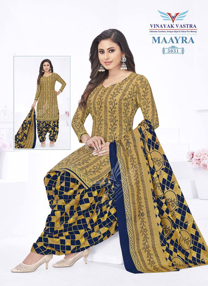 Vinayak Vastra Maayra Vol 2 Printed Dress Material Catalog
