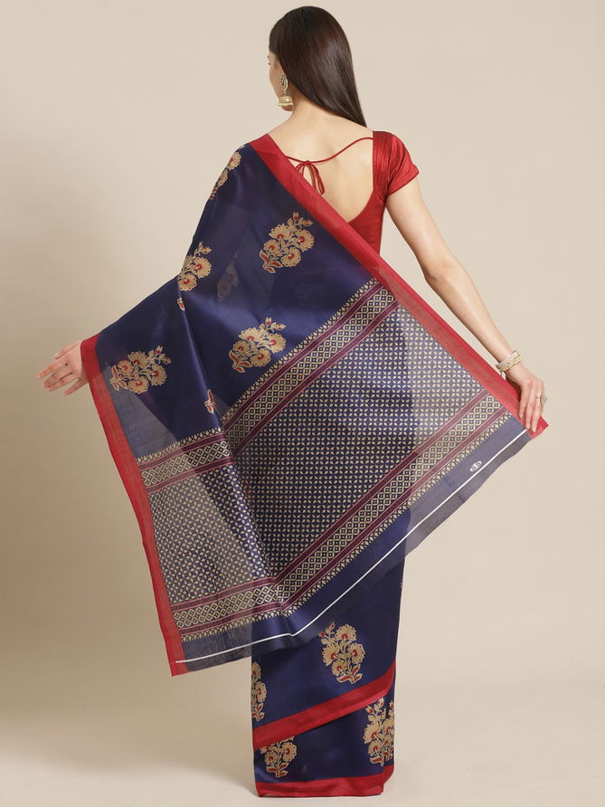 Bhagalpuri 3 Ethnic Festive Daily Wear Silk Sarees Collection