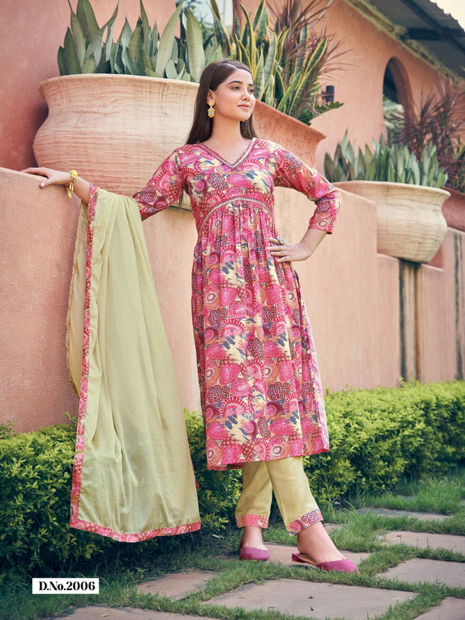 Pasand Vol 1 By Parra Studio Alia Cut Kurti With Bottom Dupatta