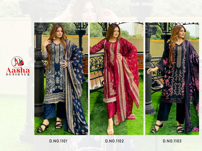 Aasha Riwayat Premium Cotton Pakistani Suits Suppliers In India