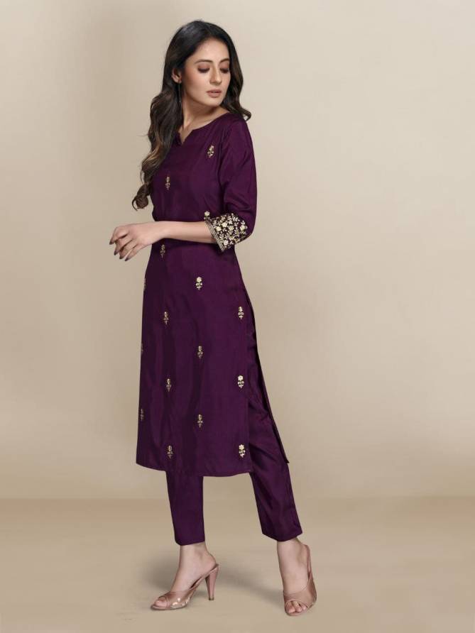 Gng 1127 Ethnic Wear Lycra Silk Kurti With Bottom Collection