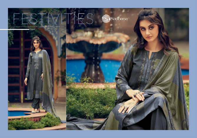 Azara By Sadhana Viscose Pashmina Printed Salwar Suits Wholesale Online