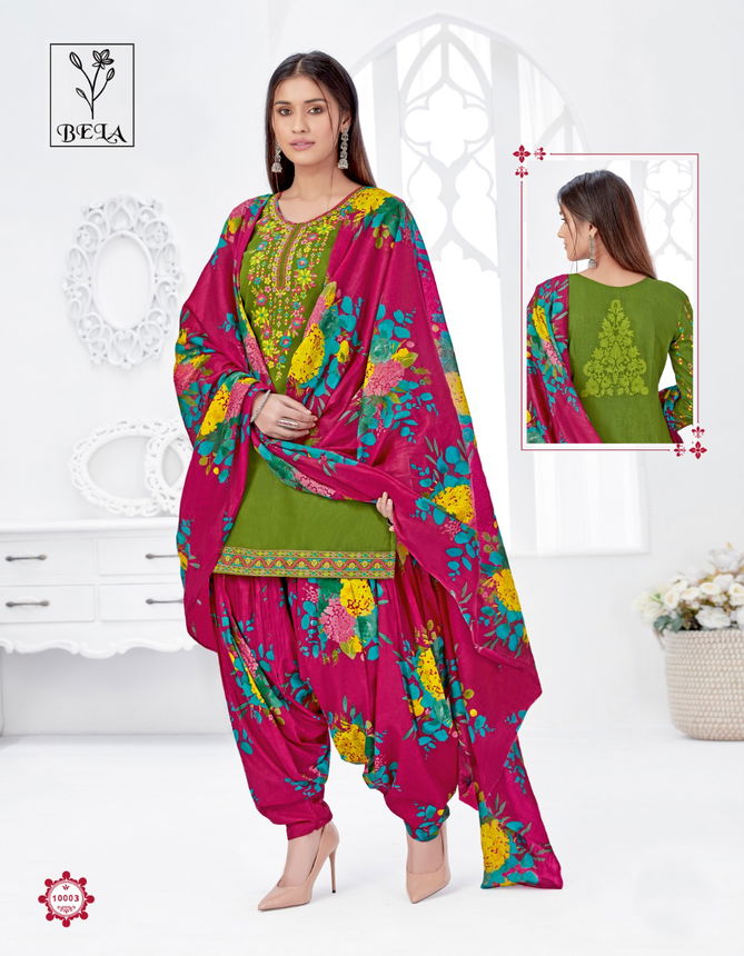 Bela Sona Pari 10 Ethnic Latest Regular Wear Printed Cotton Dress Material With Mal Mal Dupatta