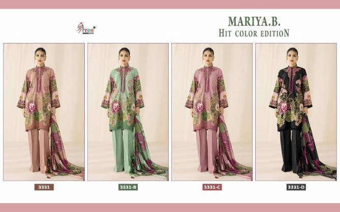 Maria B Hit Color Printed Cotton Pakistani Suits Catalog