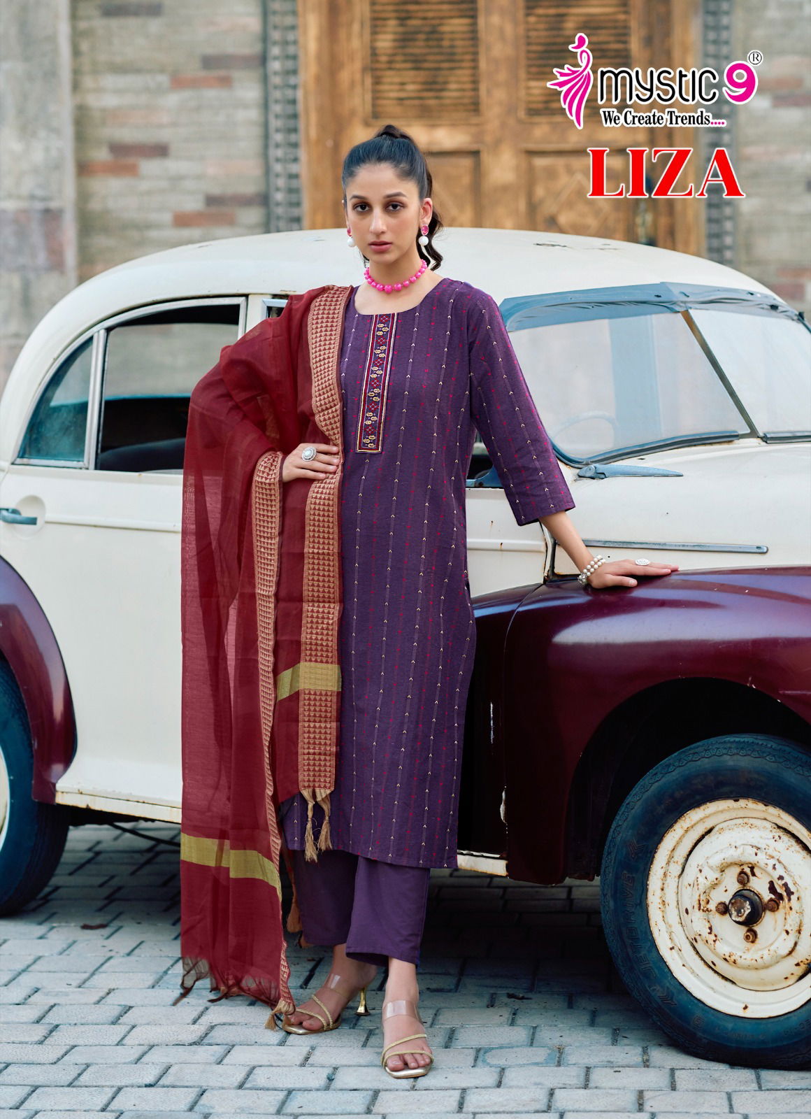 Liza Vol 2 By Mystic 9 Cotton Kurti With Bottom Dupatta Wholesale In Delhi