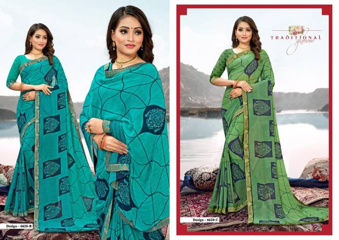 Leena Latest Fancy Regular Casual Wear Georgette Fancy Printed Saree Collection
