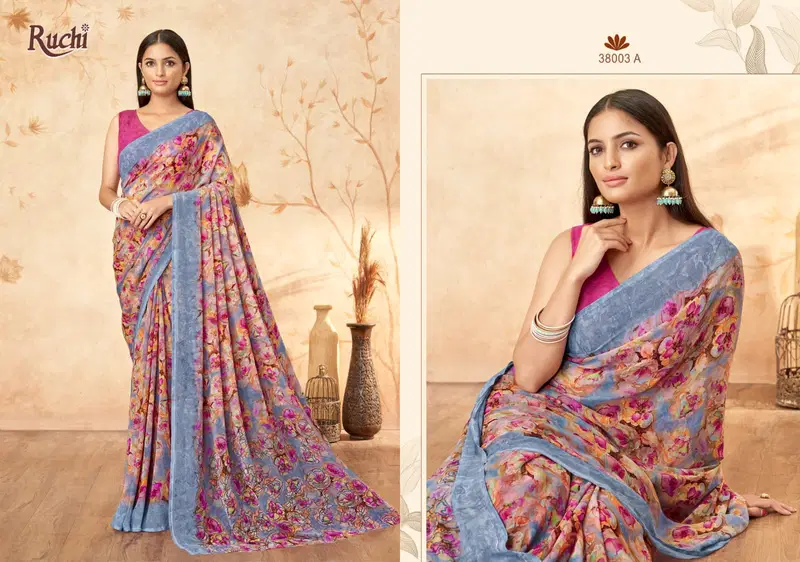 Ragaa Georgette Vol 15 By Ruchi Daily Wear Wholesale Sarees Suppliers In India