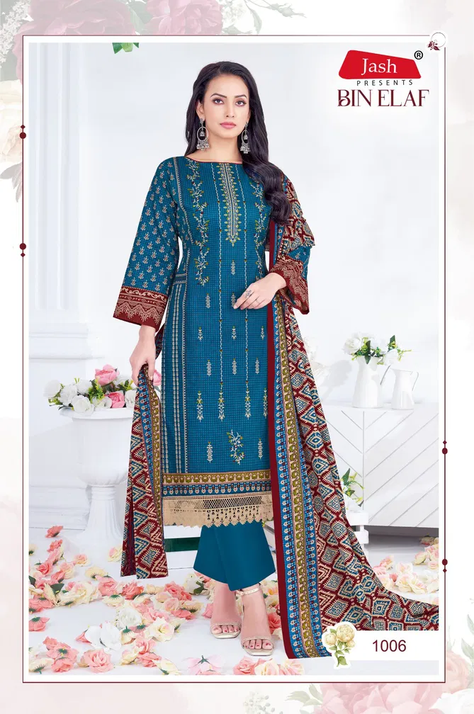 Bin Elaf Vol 1 By Jash Cotton Dress Material Exporters In India