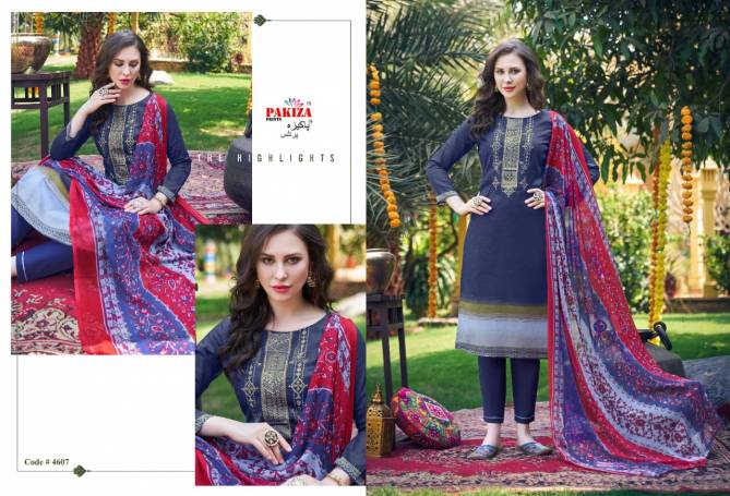 Pakiza Sana Safinaz 46 Latest Fancy Designer Heavy Regular Casual Wear Dress Material Collection
