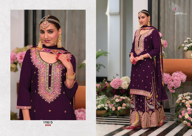 Safroon Vol 3 Color Edition Gold By Eba Chinon Readymade Suits Suppliers In India