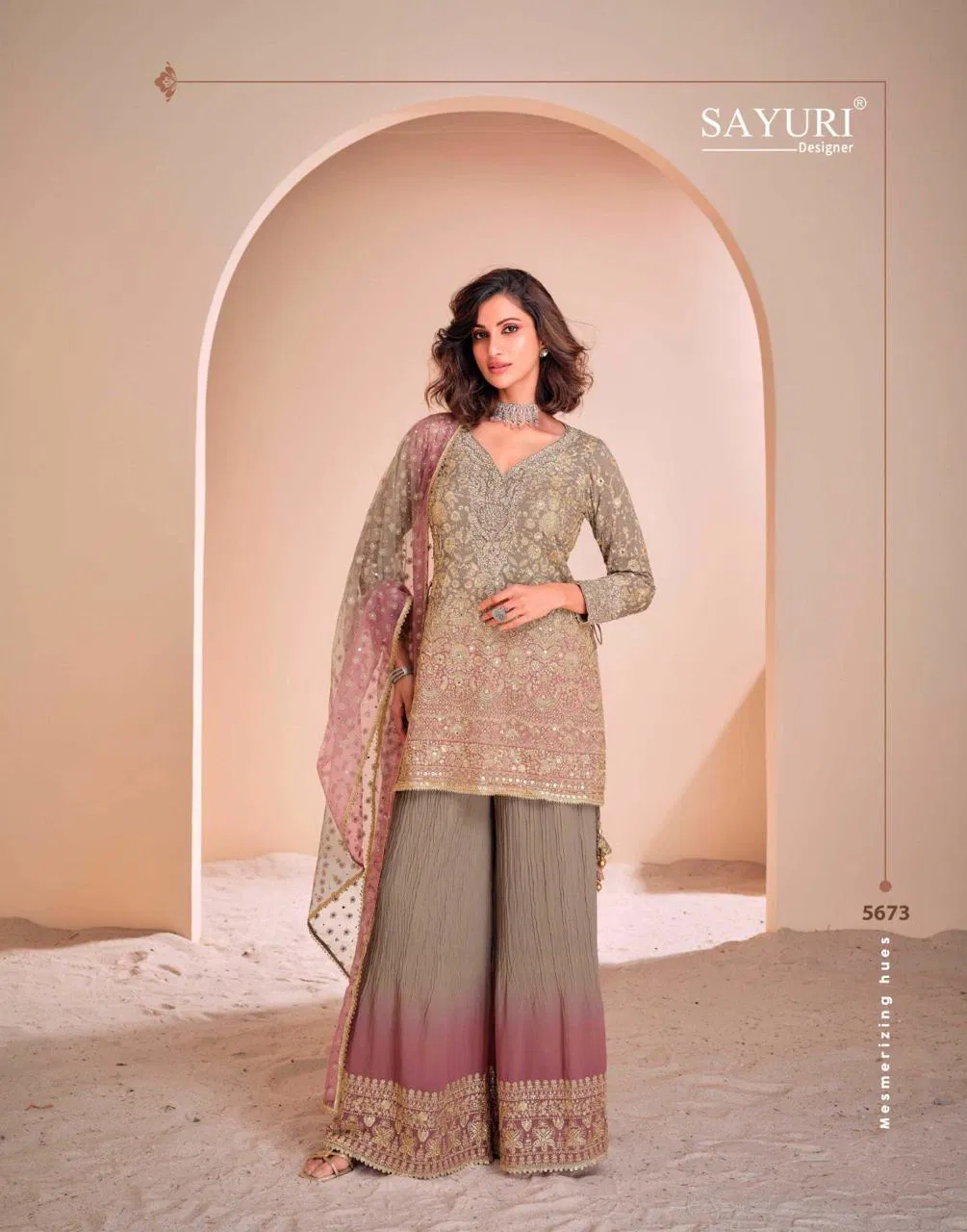 Aayna Nx By Sayuri Georgette Readymade Suits Suppliers In Mumbai 