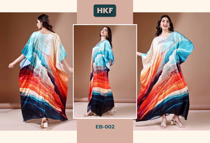 Everbloom Vol 1 By Hkf Soft Satin Fancy Kaftan Wholesale Shop In Surat