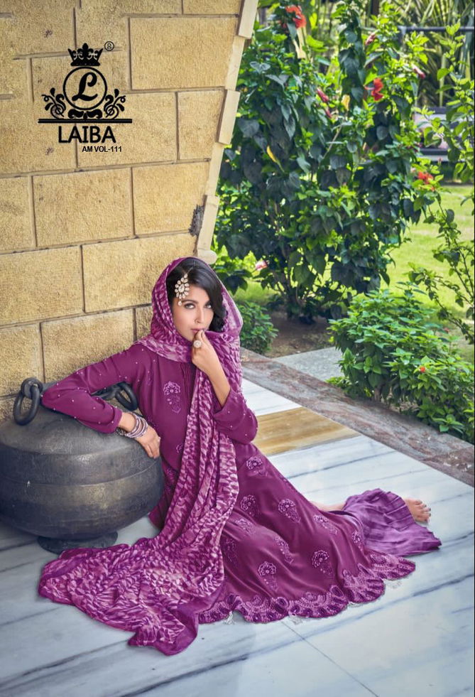 Laiba The Designer Studio Am 111 Heavy Designer Wedding Wear Ready Made Collection