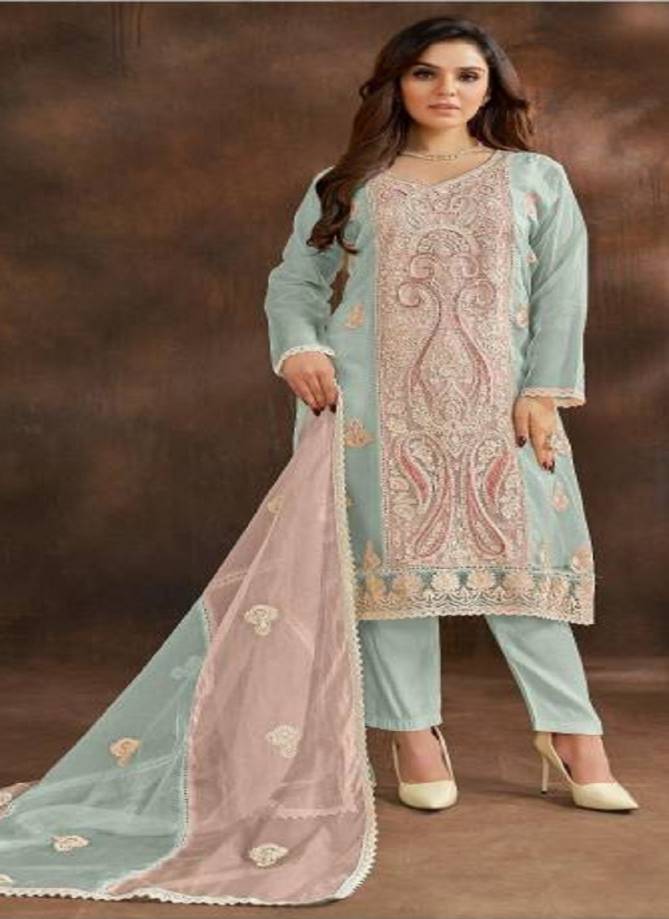 Rosemeen C1622 By Fepic Organza Pakistani Suit Catalog