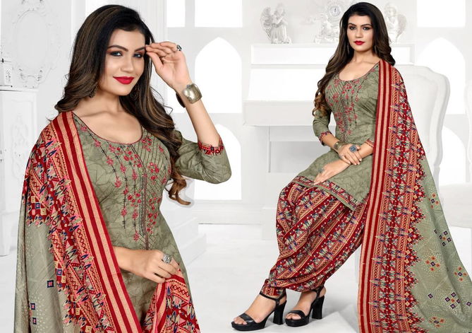 Mastani Patiyala 3 Latest Fancy Designer Heavy Casual Wear Punjabi Style Cotton Dress Material Collection
