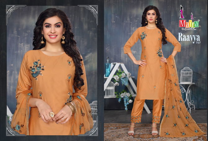 Maira Raavya 7 Latest Ethnic Wear Silk Heavy Ready Made Collection