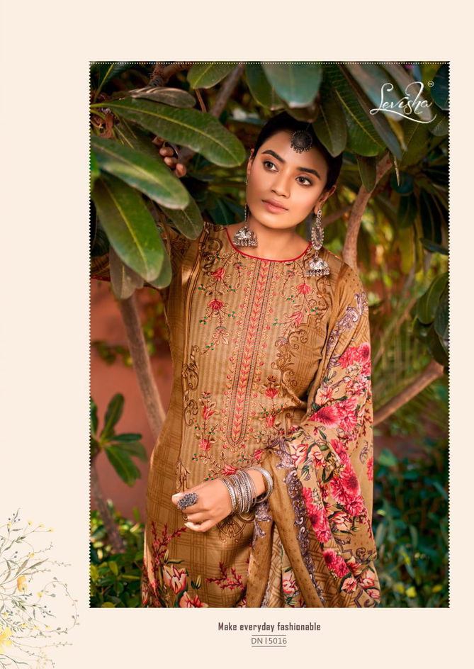 Habiba By Levisha Pashmina Pakistani Salwar Kameez Catalog