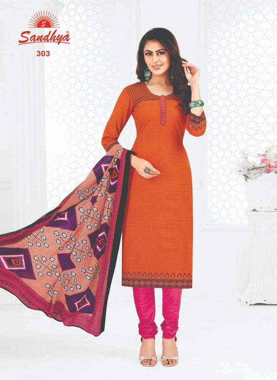 Ganpati Sandhya Punjab Express 3 Cotton Printed Dress Materials Collection
