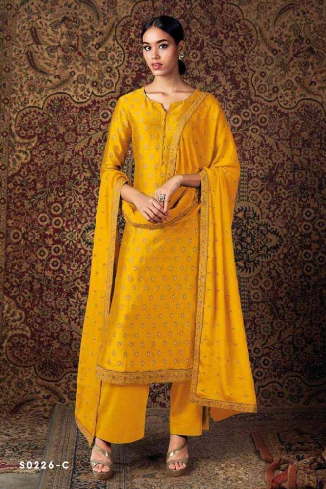 Ganga 266 Latest Wedding Functional Wear Jam Silk Cotton Salwar Suit Collection
