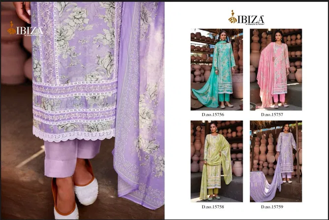 Mirha By Ibiza Muslin Printed Designer Salwar Kameez Exporters In India