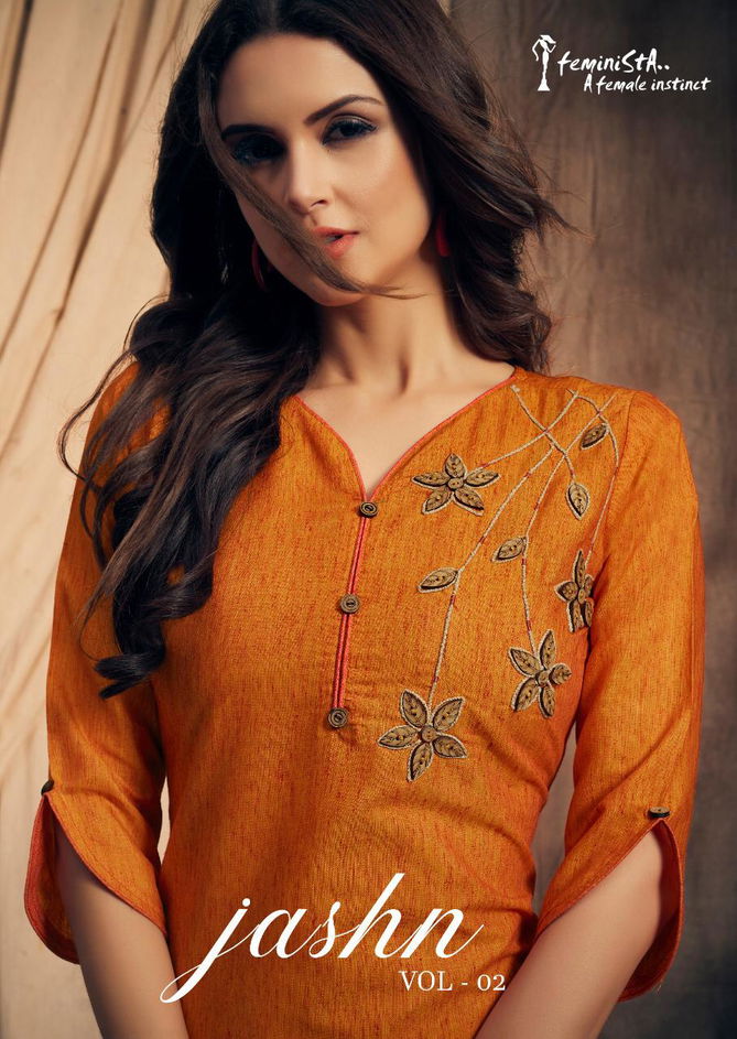 JASHN-2 New Launch Of Designer Party Wear South Cotton Handloom with Hand Embroidery 